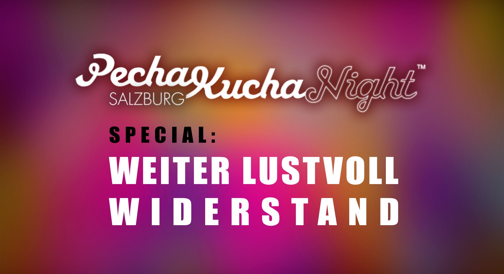 PECHA KUCHA NIGHT SALZBURG VOL. 58 am 19.10.2023 um 20:20 Uhr