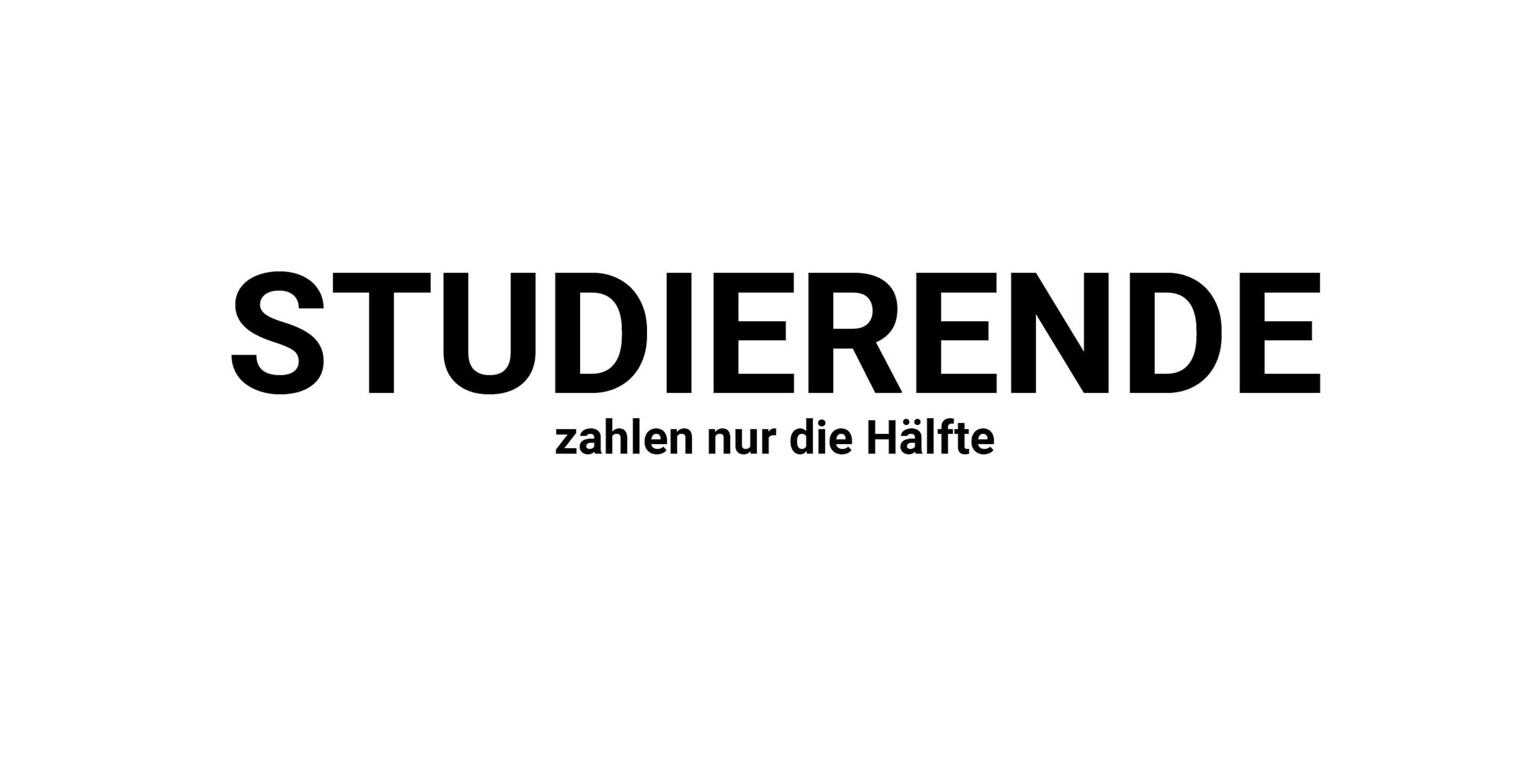 Studierende zahlen nur die Hälfte