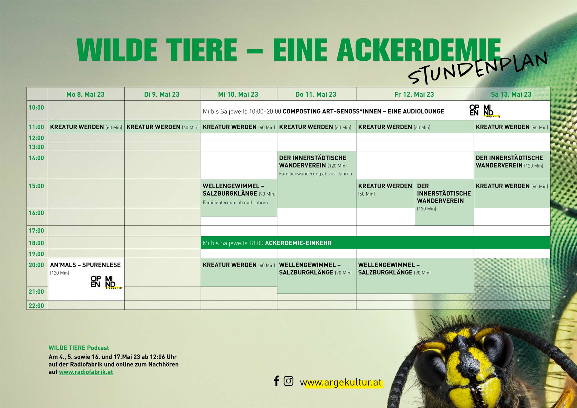 Ackerdemieplan von Wilde Tiere